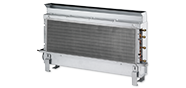 Parapetna indukcijska jedinica nazivnih duljina od 600, 900 i 1.200 mm, s okomitim izmjenjivačem topline i posudom za kondenzat